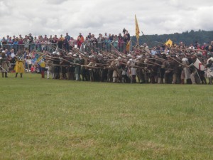 This year was the 700th anniversary of the Battle of Bannockburn, which was a simply bus ride away from my friends and I to attend the festival. There was food, music, Ceilidh dancing, live reenactments (shown above), and a whole village set up as if it was 700 years ago.