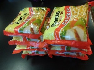 Ramen for a week! All thanks to the Admissions Office. 