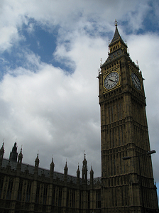 Big Ben in London, as photographed by a student who studied at McDaniel Europe in Budapest