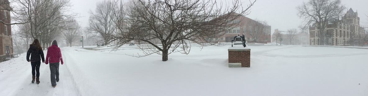 McDaniel College snow