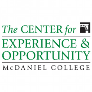 Logo for McDaniel College's Center for Experience & Opportunity