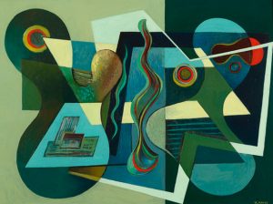 Image of Frederick Kann’s painting ‘Sympatica’